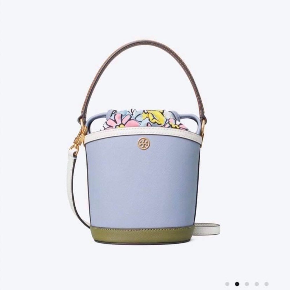 Rare Robinson Color block mini bocket bag !